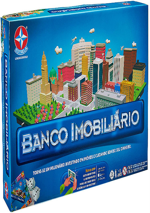 Jogo Banco Imobiliário - Estrela - Xickos Brinquedos